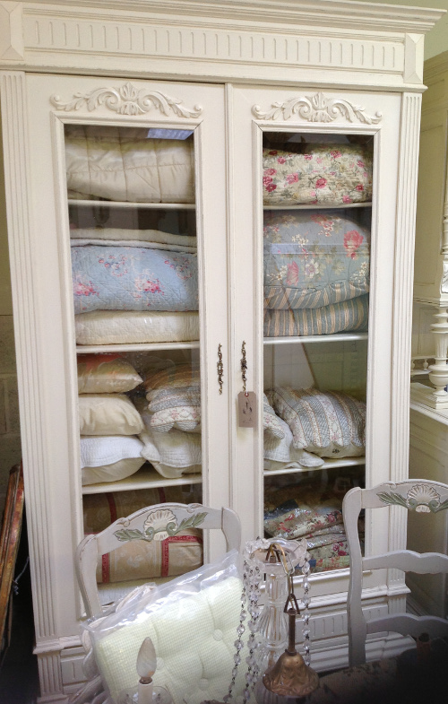 2 door glazed armoire